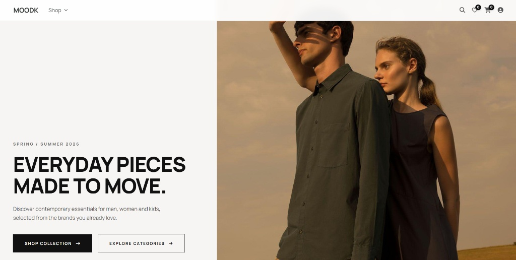 MOODk - Fashion E-Commerce